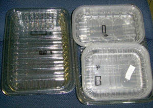 CCC 54 plastic container with a lid, klassificeras enligt 3923 10 00